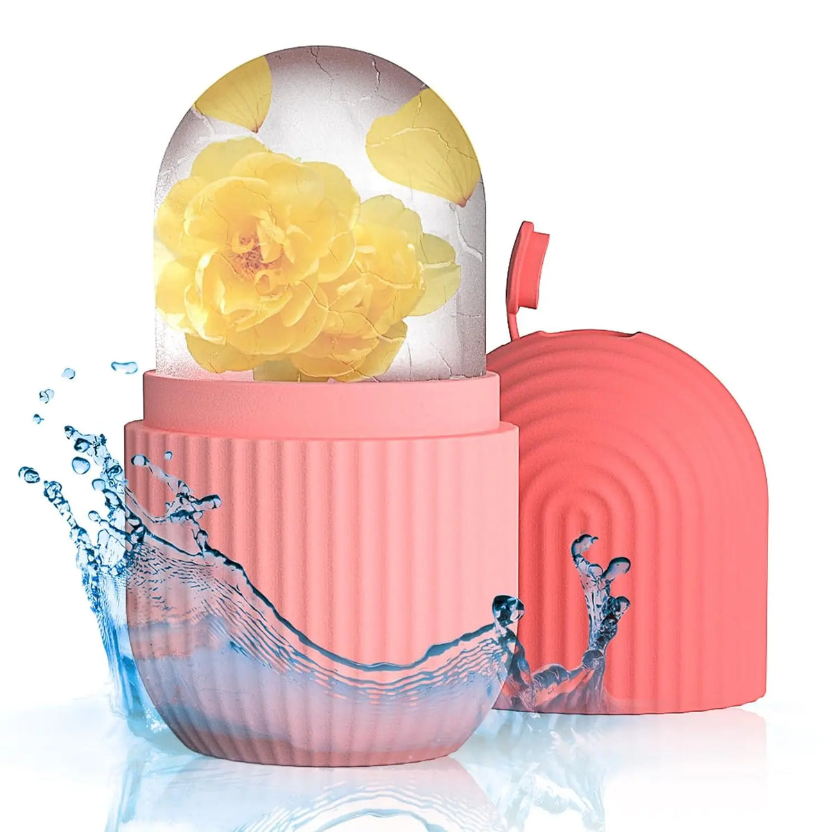 GlowIce Ice Face Roller Set Stainless Steel Lifting Tool by Haraps.com