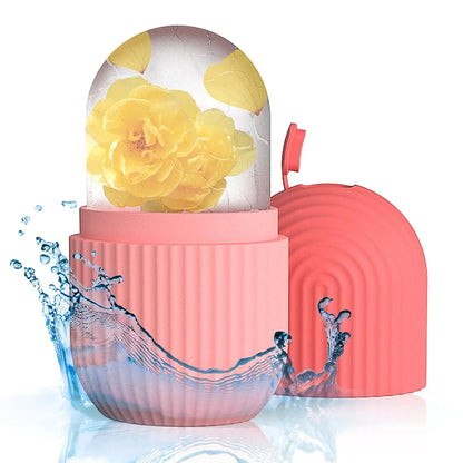 GlowIce Ice Face Roller Set Stainless Steel Lifting Tool by Haraps.com
