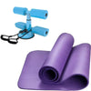 Pedal belly rolling device blue + drawstring + yoga mat