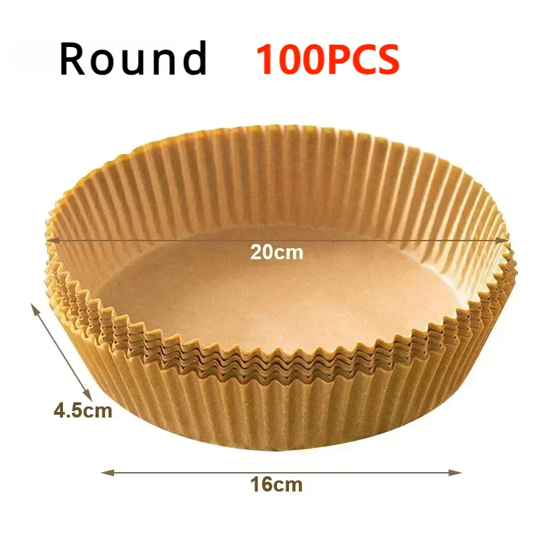 50pcs Air Fryer Disposable Parchment Paper