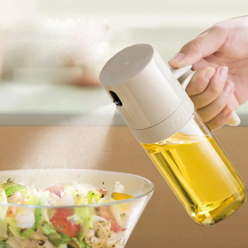 High Borosilicate Glass Olive Oil Spray Dispenser Bottle 250ml