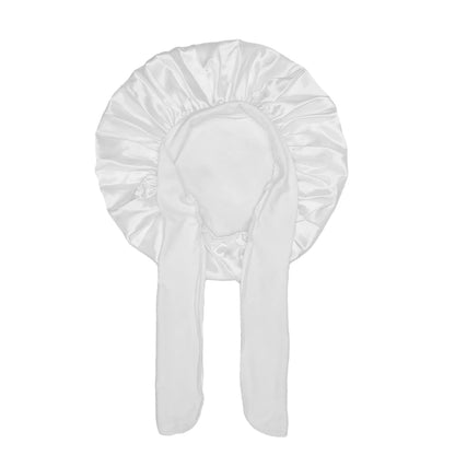 Kids Satin Bonnet With Ribbon by SATA Beauty