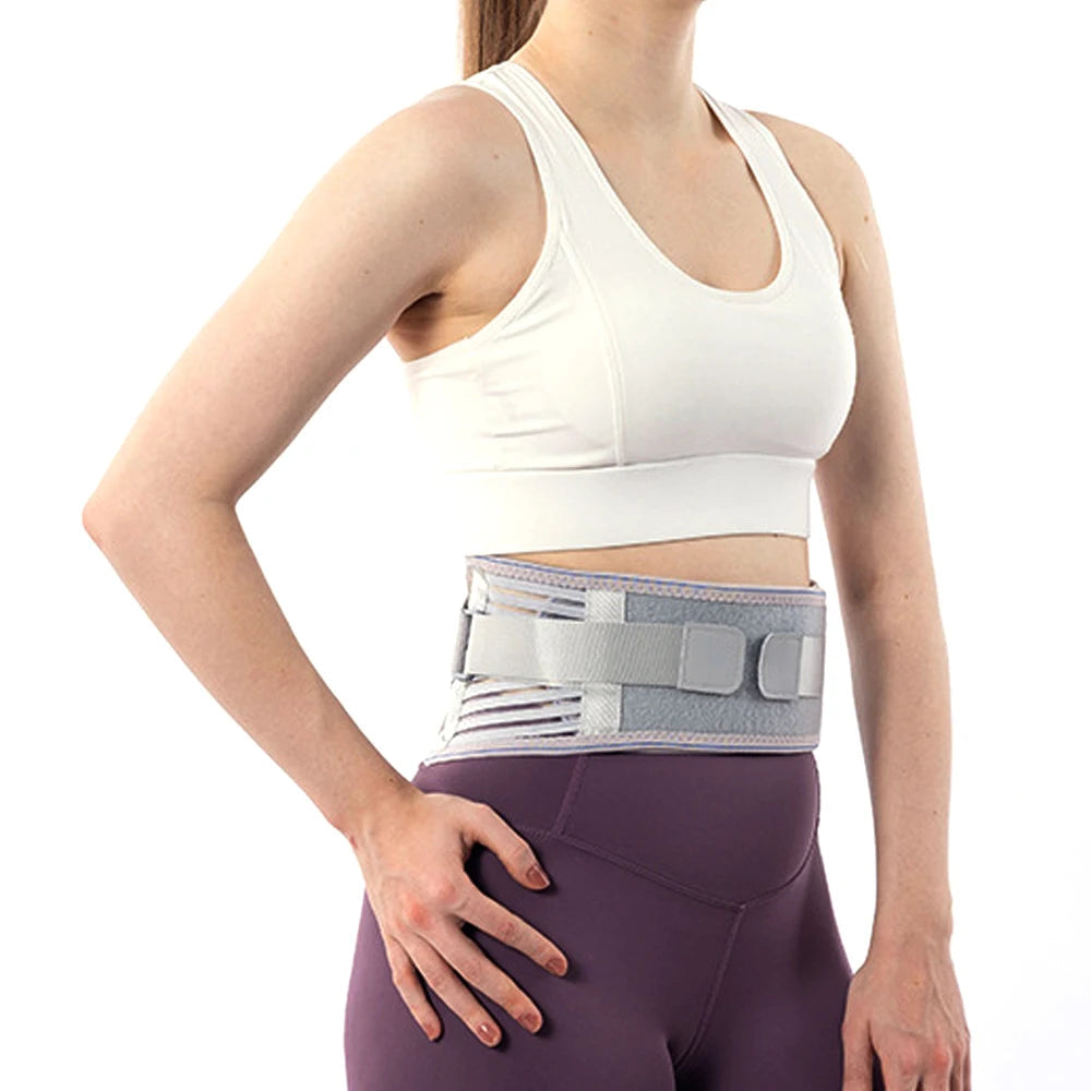 1PCS Lower Back Brace for Pain Relief – Adjustable Lumbar Support Belt for Sciatica- Breathable & Stabilizing with 4 Steel Stays by Haraps.com