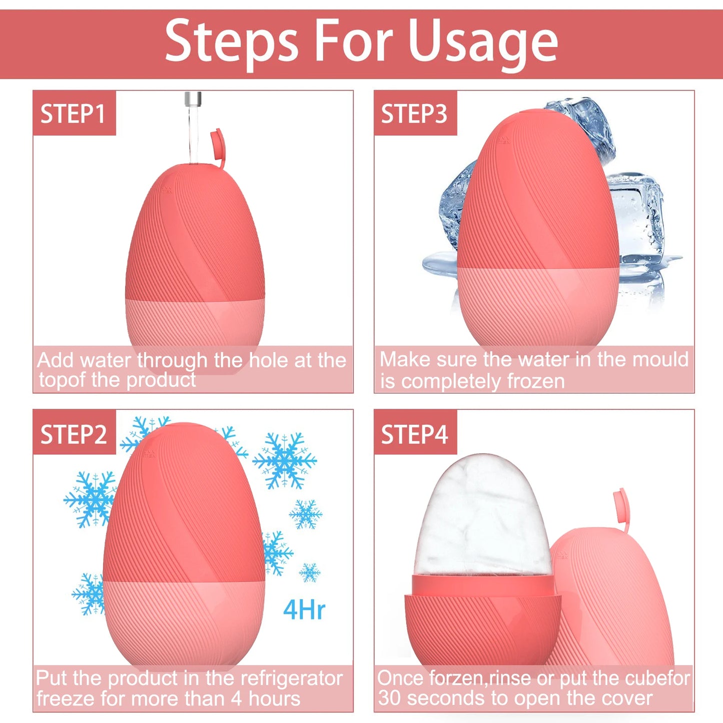 Ice Roller & Gua Sha Tool Set By GlowLift 2-Piece by Haraps.com