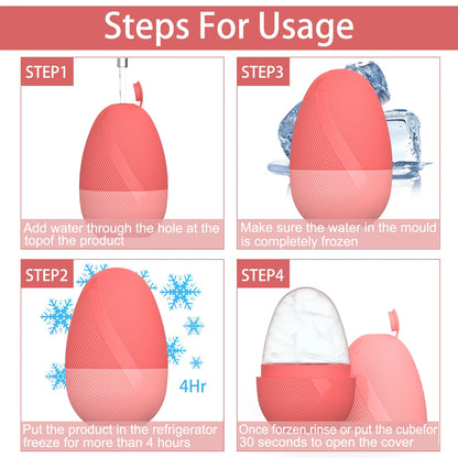 Ice Roller & Gua Sha Tool Set By GlowLift 2-Piece by Haraps.com