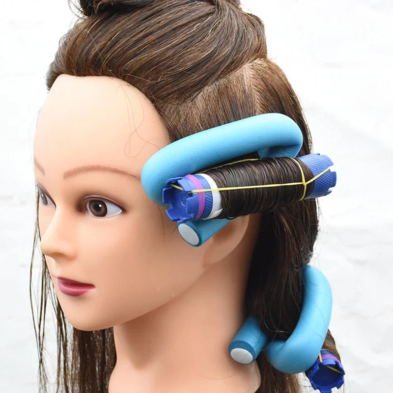 10 Pack Flexible Hair Curling Rods