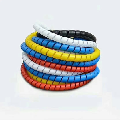 2M Flexible Spiral Cable Organizer Sleeve