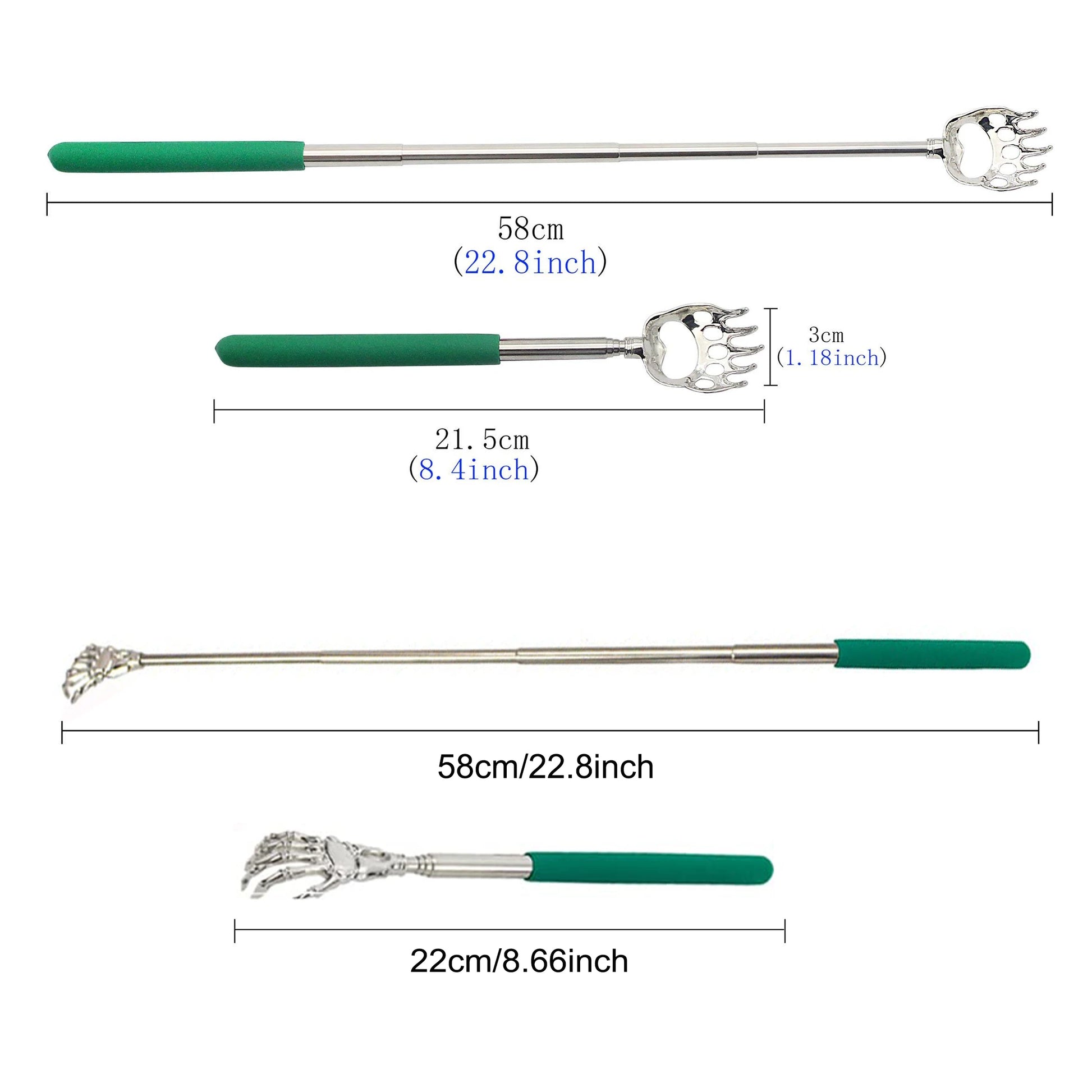 Telescopic Back Scratcher Massager By Health Hackle by Haraps.com