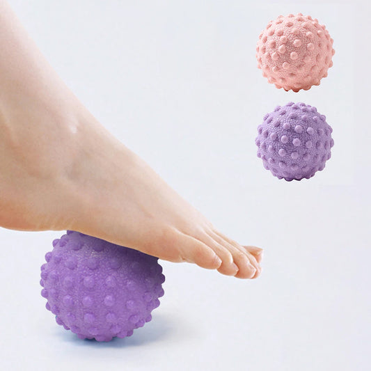 Fascia Ball – Raised Point Massage Ball for Yoga, Posture, Waist, Back & Foot Relief