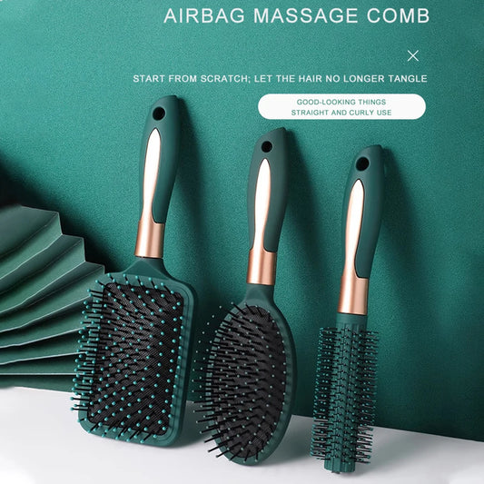 Hair Massage Air Cushion Comb – Anti-Static Detangling Hairbrush for Scalp Massage, Salon & Home Styling