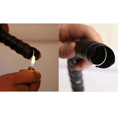 2M Flexible Spiral Cable Organizer Sleeve