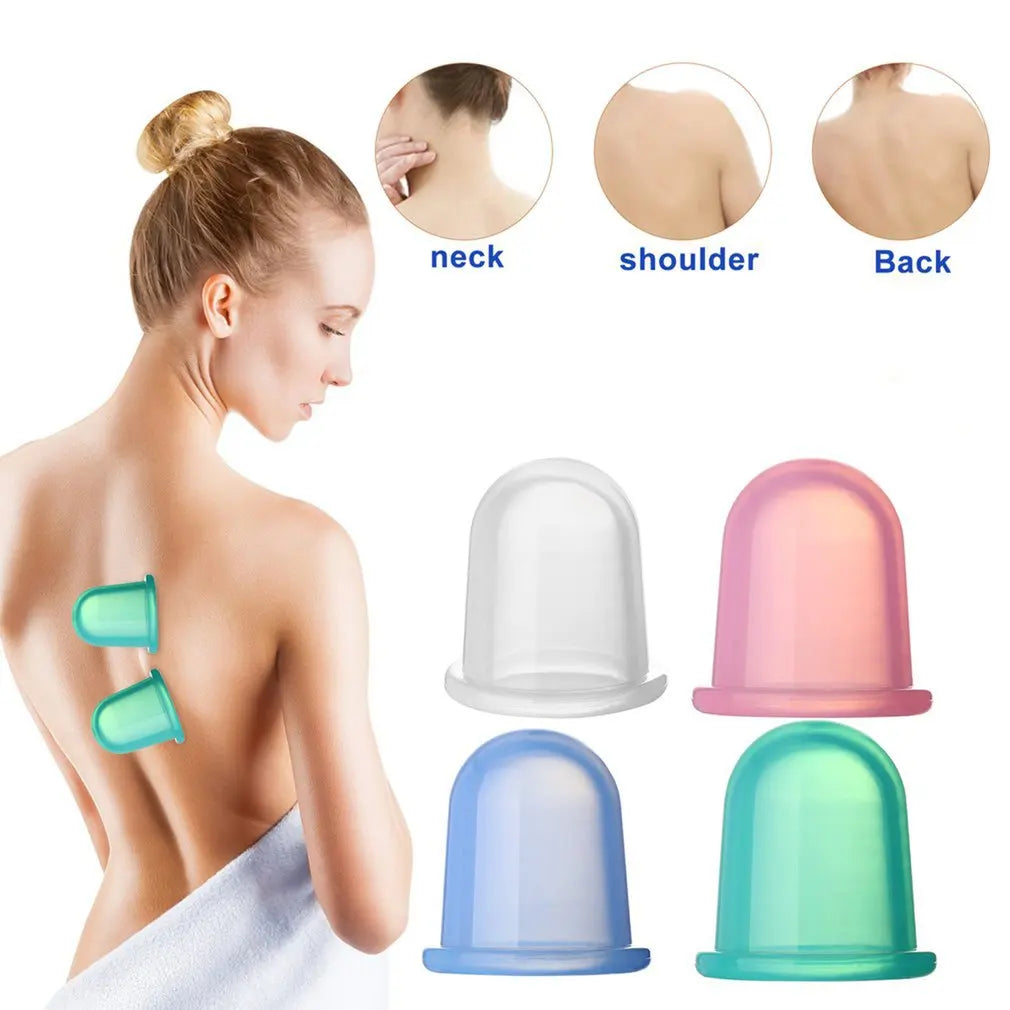 AquaFlow Silicone Vacuum Cups For Full Body Cupping by Haraps.com