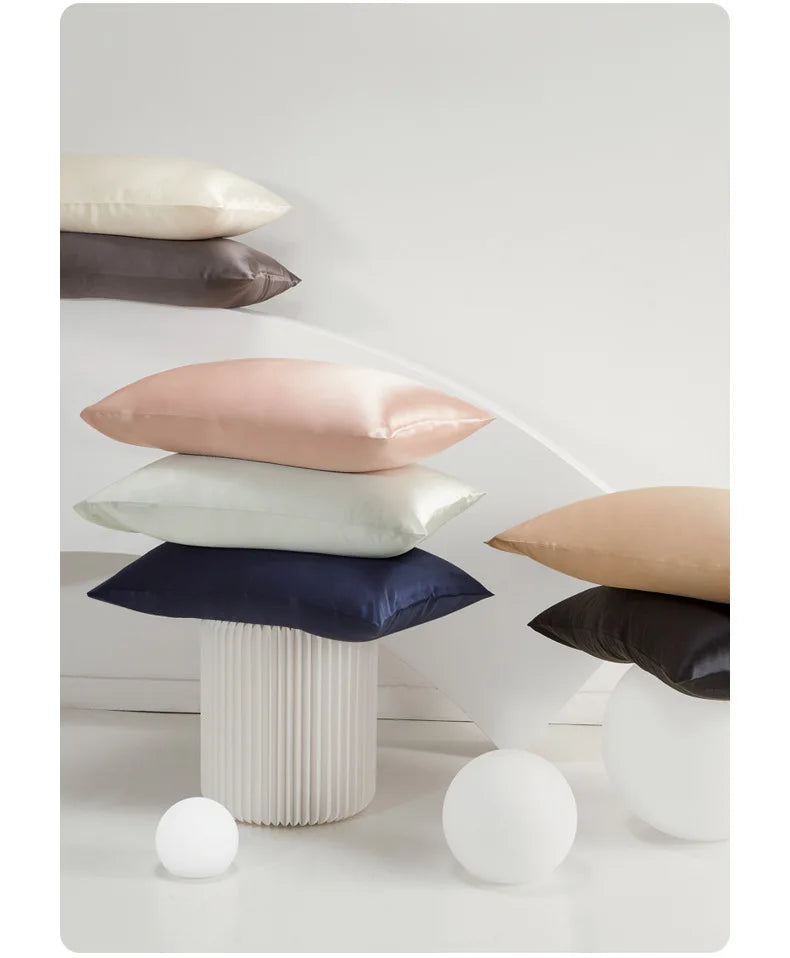 Pure Mulberry Satin Silk Pillowcase
