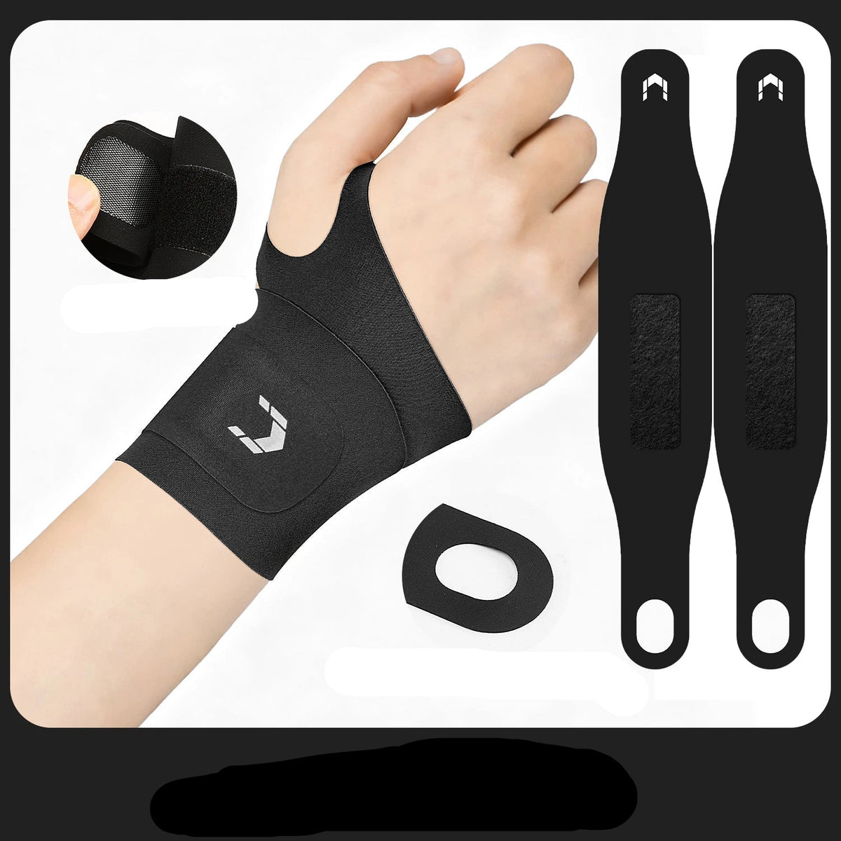 1PC Flexible Splint Wrist Thumb Support Brace for Tendonitis Arthritis Breathable Thumb Protector Guard Fits Right and Left Hand by Haraps.com
