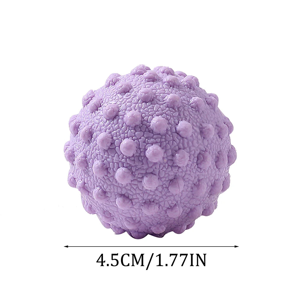Fascia Ball – Raised Point Massage Ball for Yoga, Posture, Waist, Back & Foot Relief