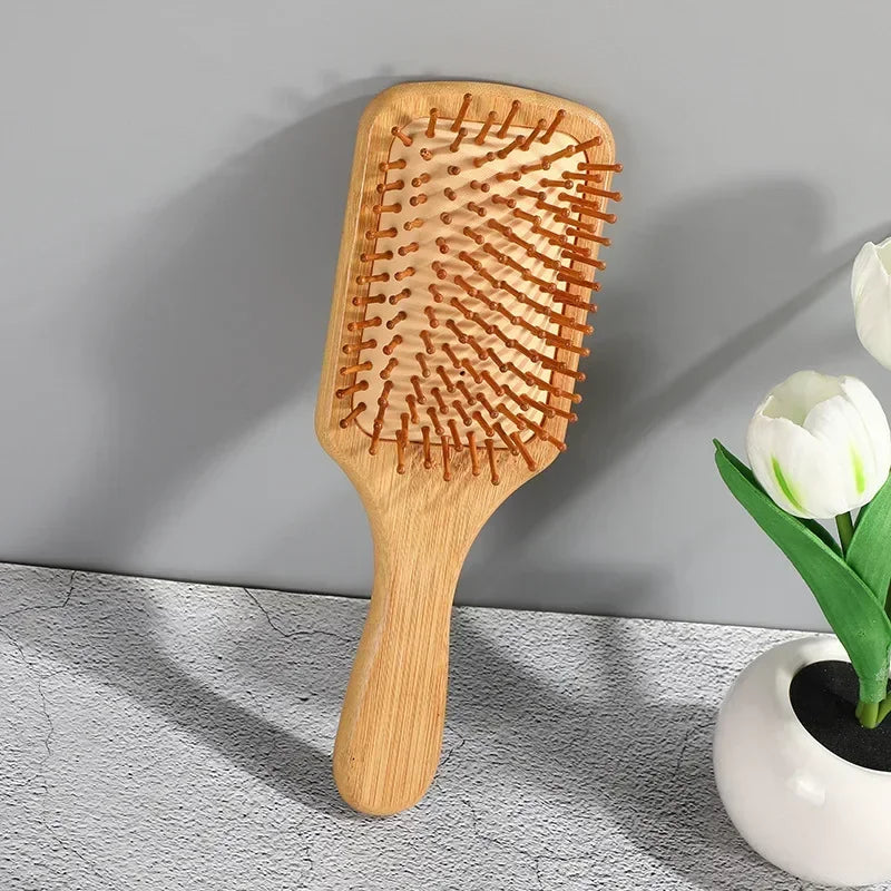 Wooden Bamboo Hair Brush
