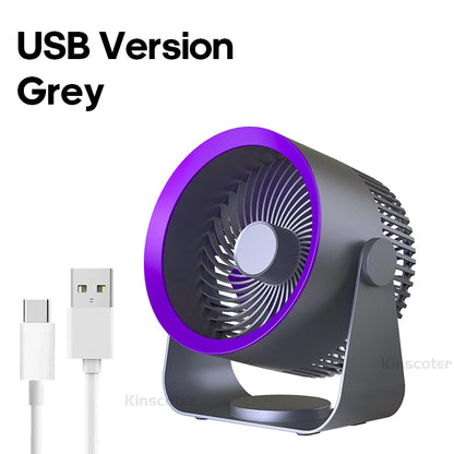 Wireless Portable Fan With Quiet Operation For Home And Office Use Versatile Multifunctional Cooling