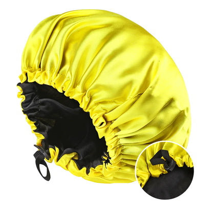 Double-Layer Reversible Satin Bonnet