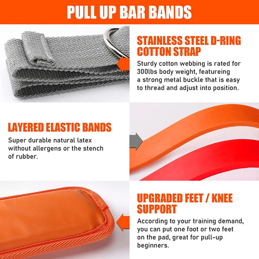 Pull Up Assistance Bands Set
