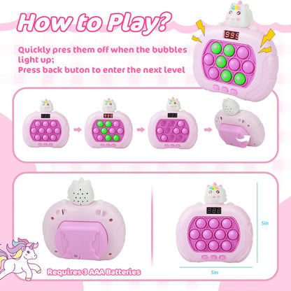 Electronic Pop Push Quick Push Game Console with LED Display