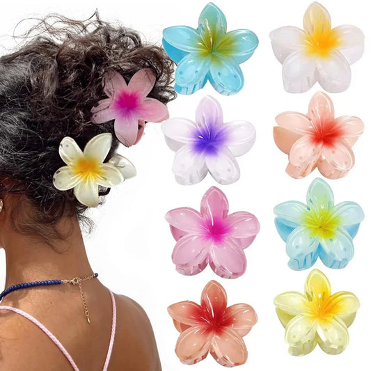Hawaiian Gradient Hair Claw Clip
