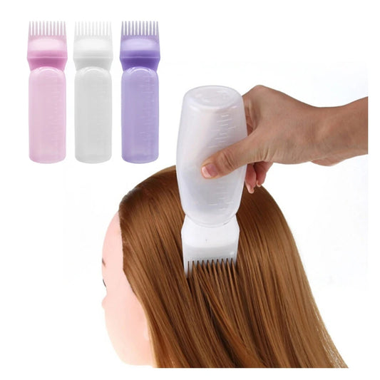 Hair Dye & Oil Applicator Bottle with Comb