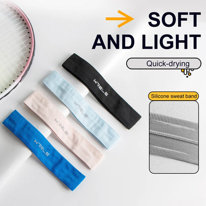 Sports Headband Anti Slip Yoga Hair Band Quick Dry Running Sweatband Workout Headbands for Women Men by Haraps.com