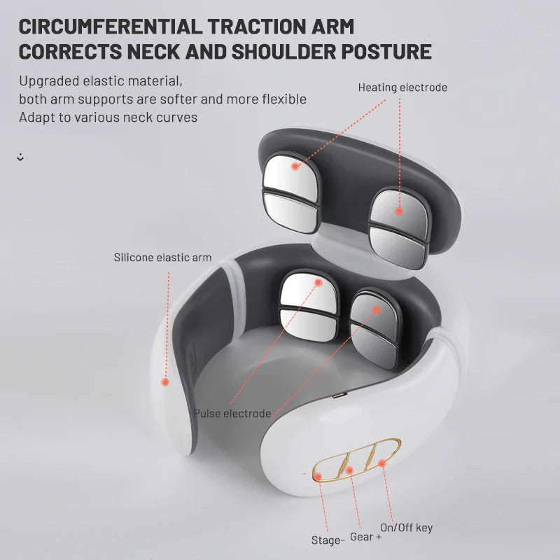 Intelligent Electric Neck Massage Device with Heating