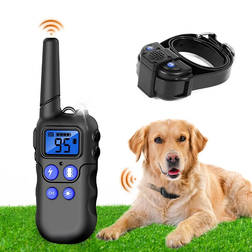 Professional Dog Training Collar with Walkie-Talkie Functionality