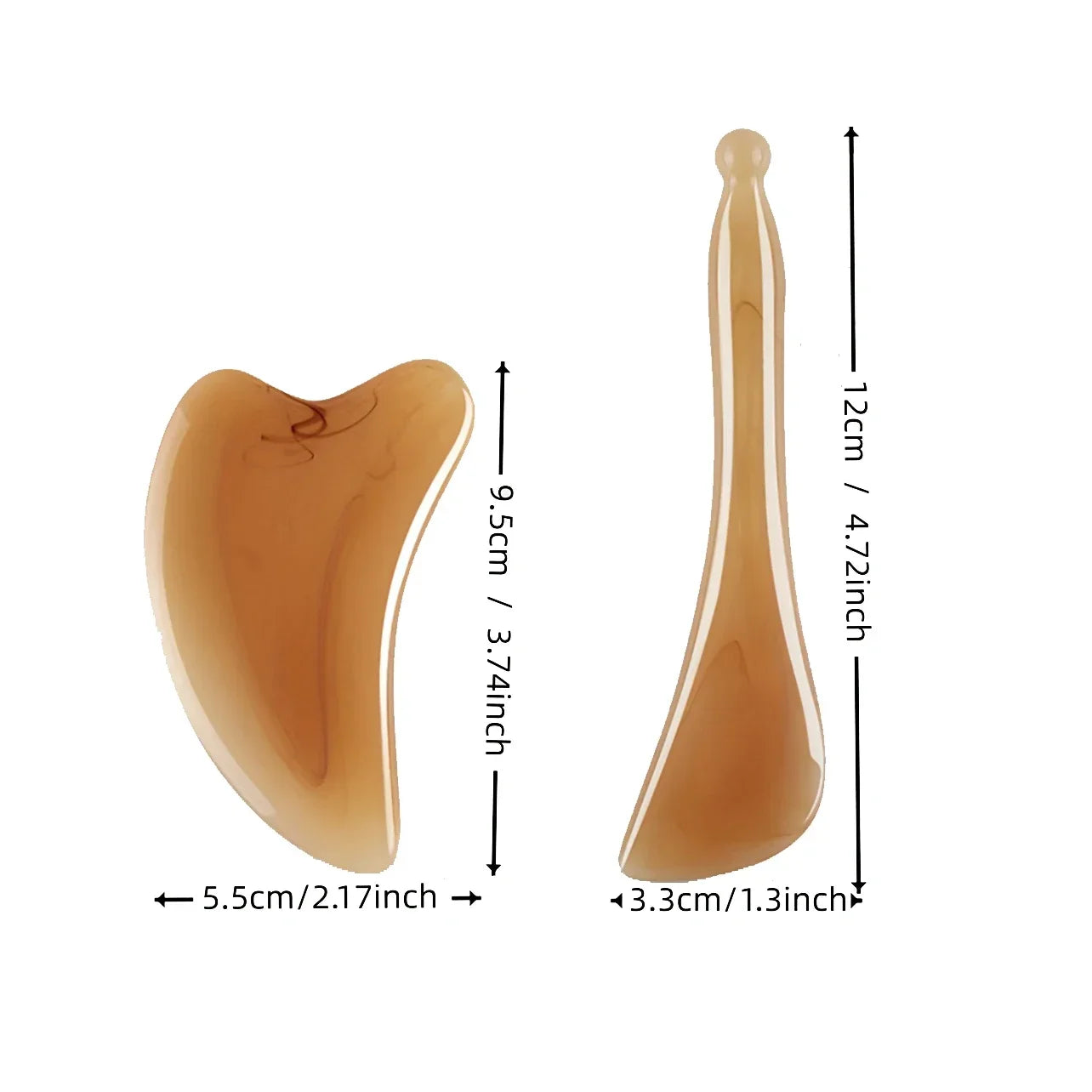 Velvet Glow Gua Sha Facial Massage Board by Haraps.com