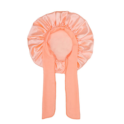 Kids Satin Bonnet With Ribbon by SATA Beauty