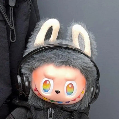 Casual Hoodie Outfit for 17cm Labubu Doll – Fashion Sweatshirt Jacket