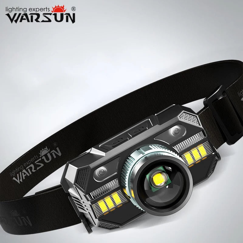 High-Performance Rechargeable Headlamp with Red Light Feature