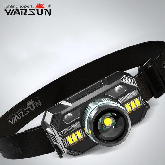 High-Performance Rechargeable Headlamp with Red Light Feature