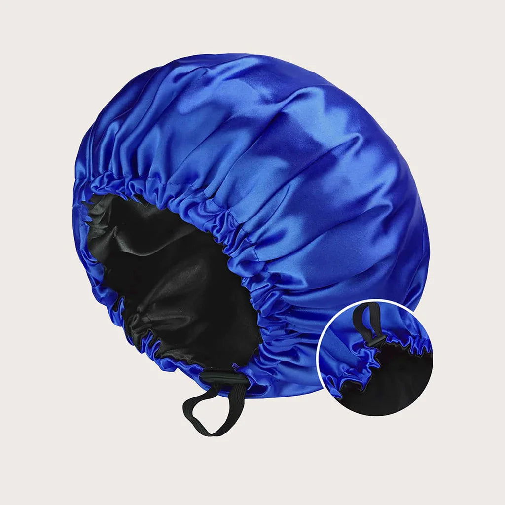 Double-Layer Reversible Satin Bonnet