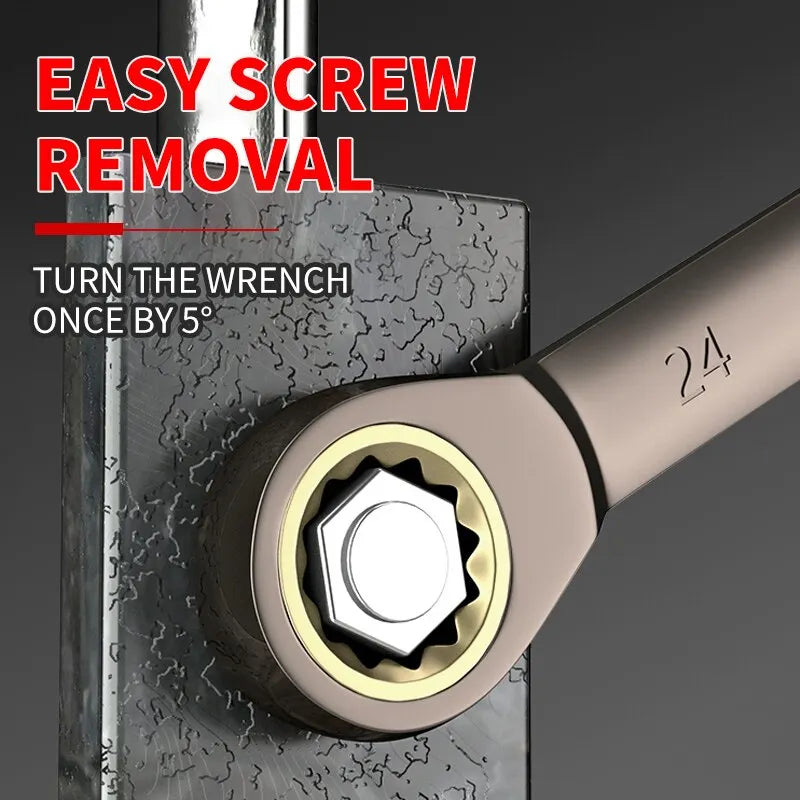 12pcs/6pcs Dual-use Ratchet Head