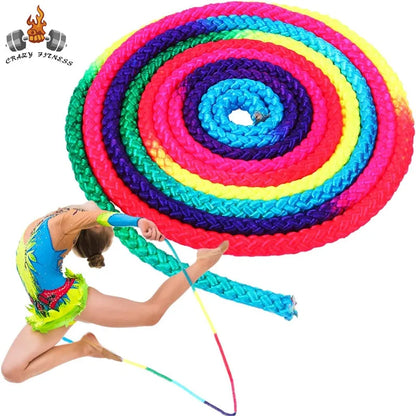 Gymnastics Rainbow Colour Jump Rope