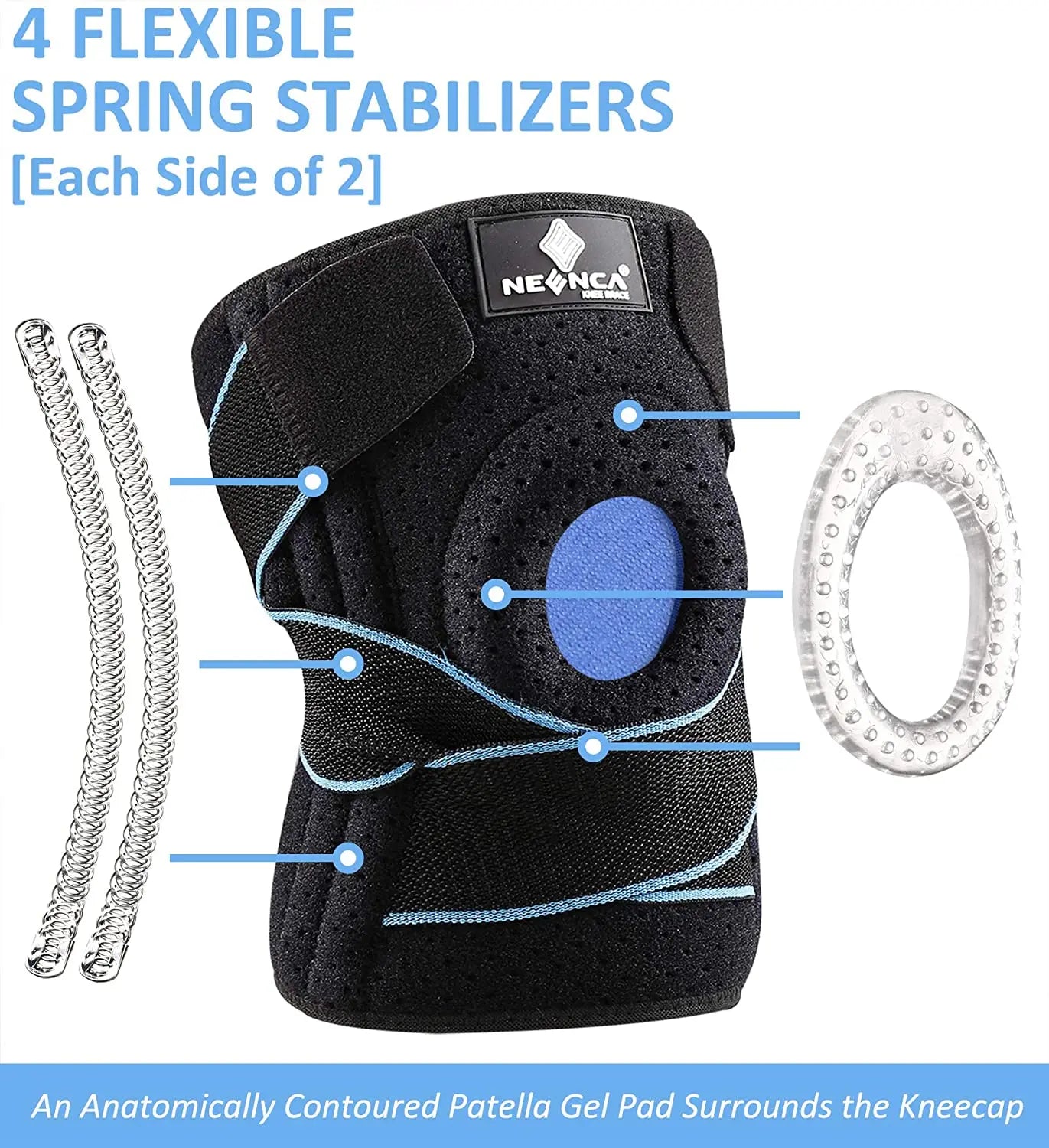 Knee Brace with Side Stabilizers