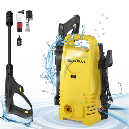 2050PSI Electric High Pressure Washer, 1.6GPM 2300W Washer with 1-180° Adjustable Nozzle and Detergent Tank for Cleaning Car by Haraps.com