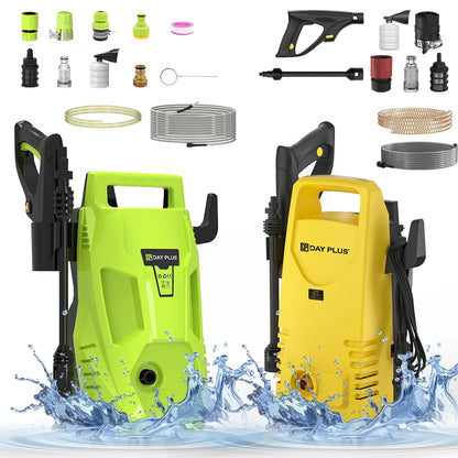 2050PSI Electric High Pressure Washer, 1.6GPM 2300W Washer with 1-180° Adjustable Nozzle and Detergent Tank for Cleaning Car by Haraps.com