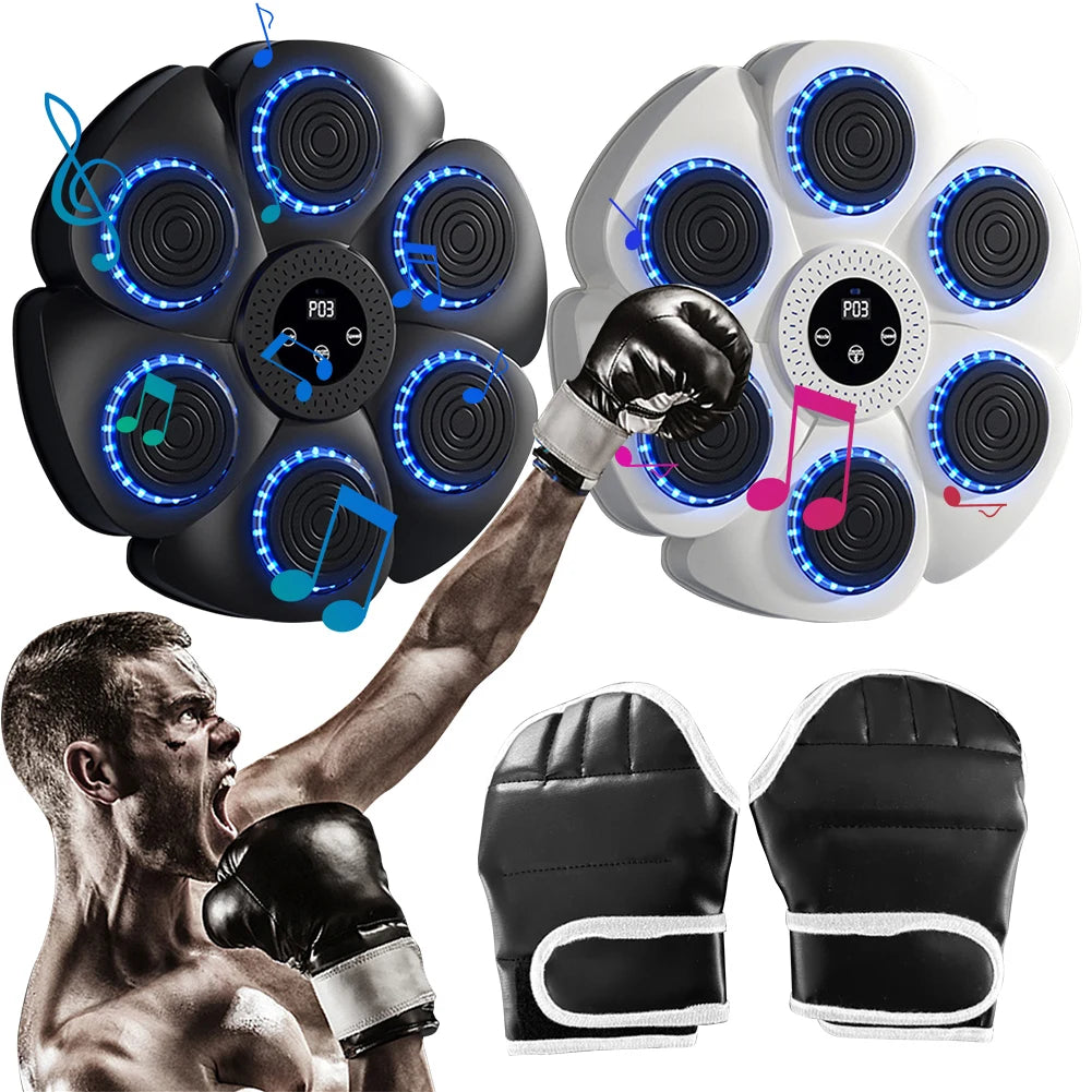 Smart Music Boxing Machine Adult/Children Sports Fitness Boxing Trainer Home Exercise Response Training Boxing Wall Target by Haraps.com