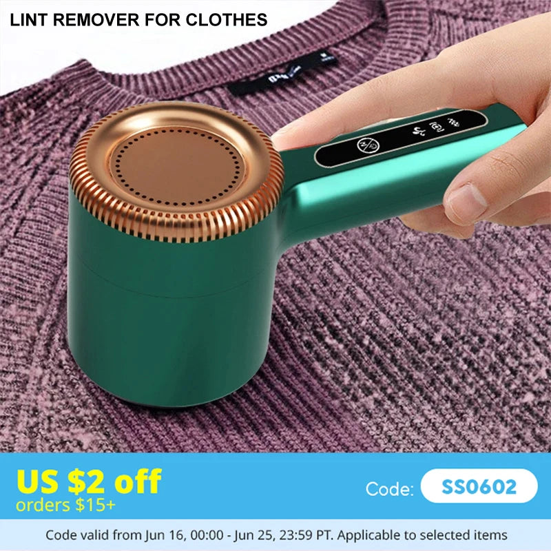USB Rechargeable Lint Remover