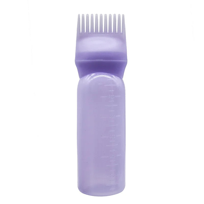 Hair Dye & Oil Applicator Bottle with Comb