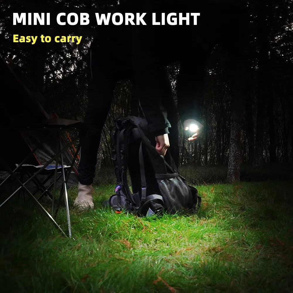 Super Bright MINI COB Keychain Flashlight
