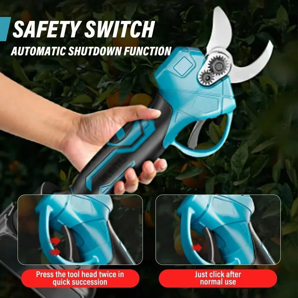 Cordless Electric Pruning Shears Head (No Display) – Replacement Spare Part (No Battery / No Packaging)