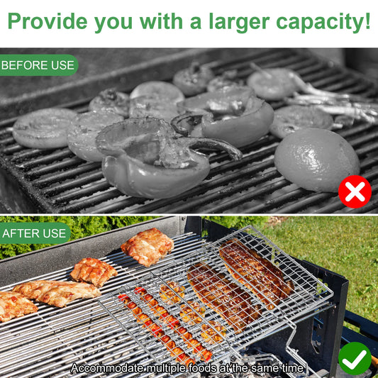 Fish Grilling Basket Stainless Steel