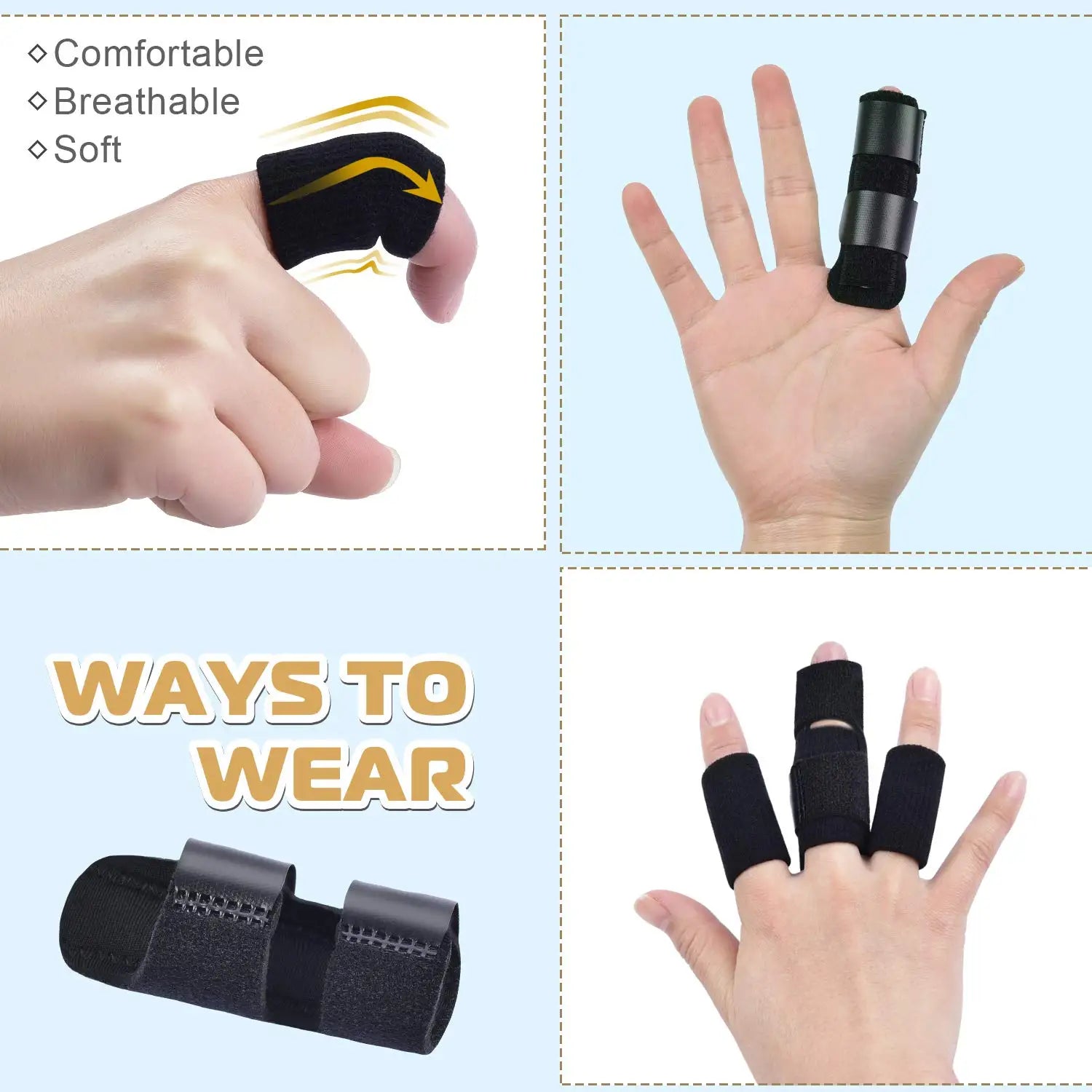 Trigger Finger Splint By MediCare Adjustable Support by Haraps.com