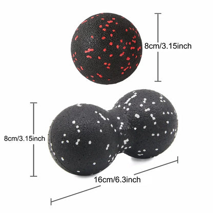 ZenRoll High Density EPP Peanut Yoga Ball For Muscle Relaxation by Haraps.com