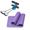 Double Suction Cup Blue + drawstring + yoga mat