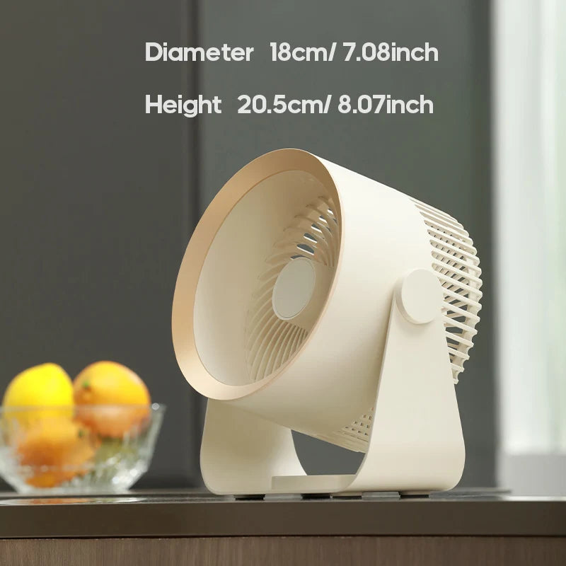 Wireless Portable Fan With Quiet Operation For Home And Office Use Versatile Multifunctional Cooling
